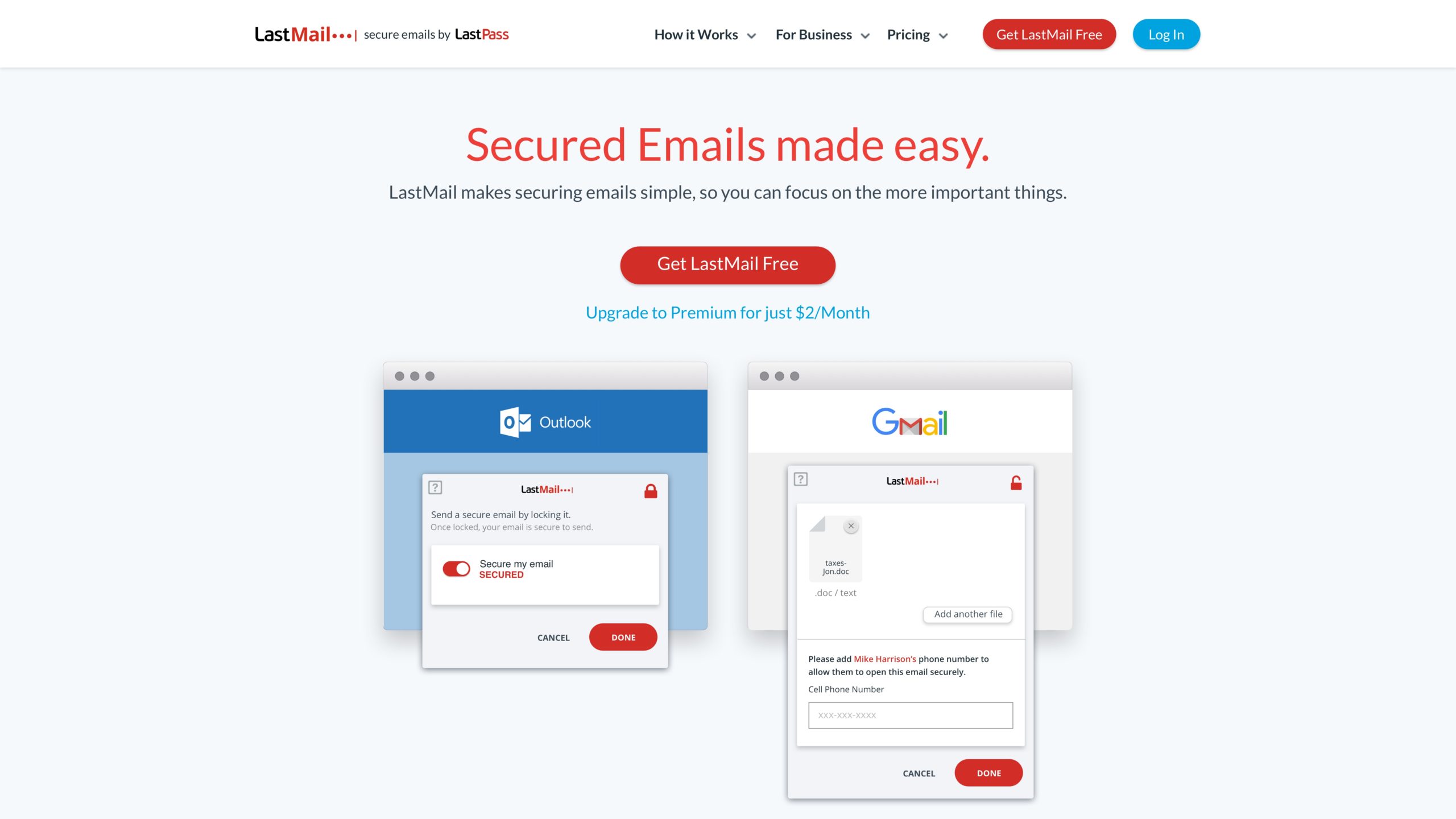 LastMail by LastPass